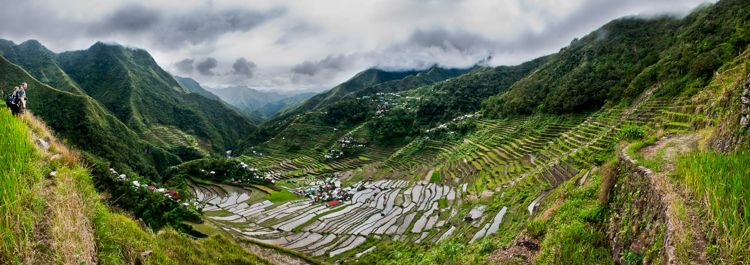 Banaue rice terraces panorama